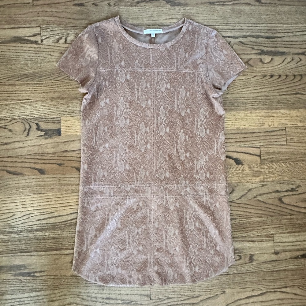 Lavender Brown Snakeskin Dress